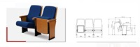 Tabouret de comptoir rembourré/chaise rembourrée/chaise empilable tabouret empilable chaise d'église chaises de théâtre meubles aduitarium