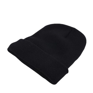 Bonnet crâne en tricot doublé de laine épaisse imperméable pour hommes et femmes Bonnet doux et respirant pour les activités de plein air en hiver - Product Image 4
