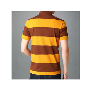 เสื้อยืดโปโลสำหรับผู้ชายเสื้อโปโลปักลายตามสั่งผ้าฝ้าย100% - Product Image 5