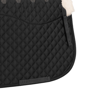 Dernier modèle de tapis de selle de dressage équestre professionnel de luxe avec fourrure |   Selle de compétition classique pour chevaux, produits équestres en gros - Product Image 2