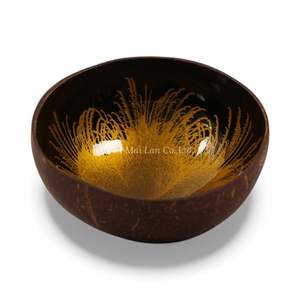 Cuenco de Coco con Madreperla, Hecho a Mano, con Incrustaciones de Concha Natural, Decorativo, Ecológico y Sostenible - Product Image 2