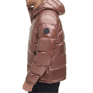 Personalizado de alta calidad de los hombres de cremallera Puffer Long-Coat ligero Cálido impermeable a prueba de viento transpirable puffer Chaqueta larga para los hombres - Product Image 3