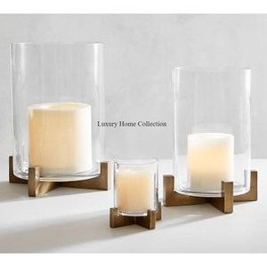 Stylish Set of 4 Metal Durable Home Decorative <b>Candle</b> <b>Holder</b> and Large Shape Lanterns Supplies Thick <b>Candle</b> <b>Stick</b> Stand <b>Holder</b> - Product Image 3