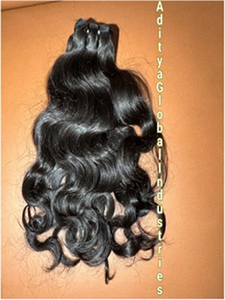 Extensions de cheveux humains naturels indiens en gros, non traités, cuticules alignées, bouclés et rebondissants, mèches de cheveux bruts birmans - Product Image 3