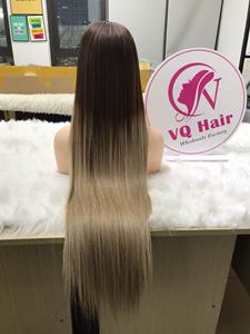 Vente en gros de cheveux VQ pour perruque cheveux vierges confortable os droit pour la couleur pour les femmes noires du Vietnam - Product Image 2
