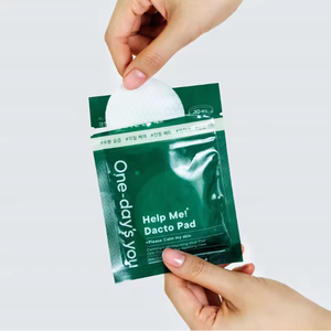 Lingettes nettoyantes DACTO PAD 10EA pour peaux grasses et sujettes à l'acné – Soin quotidien du visage – Nettoyage des pores et exfoliation - Product Image 1