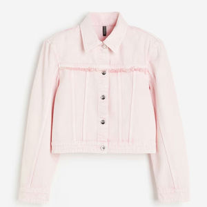 Mejor Pakistán Fabricante Tallaje Grande Jeans Chaquetas Diseño Personalizado Impreso Mujeres Jeans Chaquetas Pakistán Fabricante Mujeres Chaquetas - Product Image 1