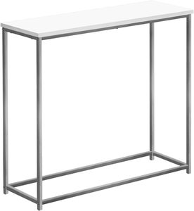 Black Color Metal <b>Console</b> <b>Table</b> with Wooden Top Sleek Design <b>for</b> Entryway Living Room or Hallway Deco - Product Image 2