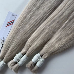 Precio al por mayor Extensiones de cabello virgen vietnamita a granel Doble ahogado 100g Todos los colores Extensiones de cabello humano de 32 pulgadas de alto - Product Image 1