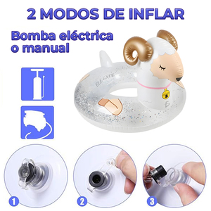 Ciambella Gonfiabile a Forma di Pecora: Divertimento e Stile per Attività Acquatiche - Product Image 4