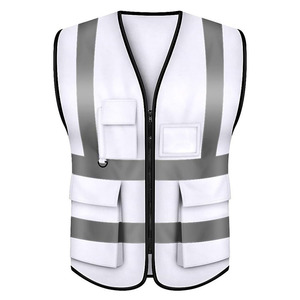 Customized Autumn Casual Breathable High Visibility Safety <b>Vest</b> with <b>Reflective</b> Construction Waterproof OEM Service for Work - Product Image 1