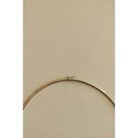 Collier vintage en or massif 14 carats avec diamant triangulaire, bijou de famille pour femme