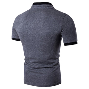 T-shirts en coton grande taille pour hommes, coupe classique, en coton peigné doux, col rond décontracté, pour l'été, la gym et le fitness, personnalisables OEM ODM - Product Image 3