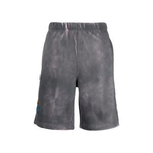 Pantalones cortos informales de algodón polar para hombre, lavado ácido largo con bolsillos, cintura elástica, High Street XS, servicio OEM de verano ecológico - Product Image 4