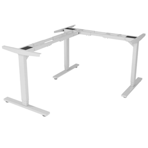 L-Shaped Electric Height <b>Adjustable</b> <b>Table</b> <b>Legs</b> with 3 Joints and 3 Support <b>Legs</b> CBNT33-3AR3 - Product Image 1