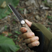 Hongrui Edelstahl-Multitool Taschenmesser mit Clip Überlebenswerkzeug mit Schere Camping Wandern Survival EDC