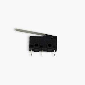 Juego de 10 microinterruptores de perno sin rueda con palanca larga, tipo botón pulsador SPST, de cobre y plástico duradero, AC 125V/250V 5A - Product Image 5