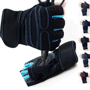 Gants de gymnastique en polyester durable avec logo personnalisé pour l'entraînement de musculation pour l'haltérophilie - Product Image 4