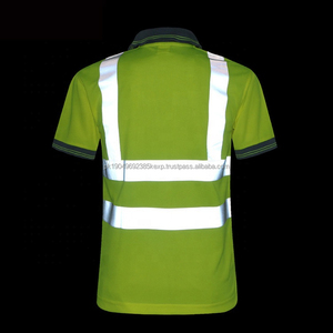 Polo T-shirt personnalisé pour homme, grande taille, respirant, fluorescent, confortable, réfléchissant, décontracté, uniforme de travail pour la construction - Product Image 4