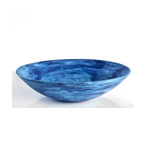 Bol à fruits en résine unique fait à la main poli brillant brillant look artistique moderne idéal pour la décoration de la maison ou centre de table - Product Image 1