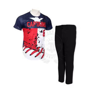 Ropa Deportiva Personalizada, Conjuntos de Uniformes de Softbol Transpirables, Ropa de Equipo, Nueva Llegada - Product Image 3