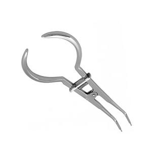 Stainless Steel Manual <b>Rubber</b> Dam Forceps with Ergonomic Grip for Precise Isolation and Dental Clamp Placement - Product Image 6