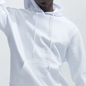 Sweat à capuche oversize en polaire brossée pour homme 2026 Sweat à capuche en polaire d'hiver pour homme Style streetwear ample Doux Capuche à cordon réglable - Product Image 2
