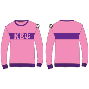 Kapa Epsilon PSI เสื้อกันหนาวสวมหัวผู้หญิง, เสื้อกันหนาวโลโก้เปล่าออกแบบได้ตามที่ต้องการ - Product Image 1