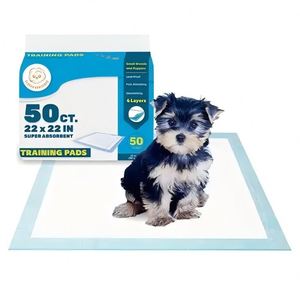 Lot de 100 tapis absorbants jetables japonais pour animaux de compagnie, anti-bactériens, pour l'apprentissage de la propreté des chiots et des chiens - Product Image 1
