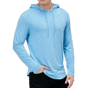 เสื้อฮู้ดแขนยาวแบบสวมหัวสำหรับผู้ชายเสื้อสเวตเชิ้ตมีฮู้ดแบบมีกระเป๋า Kange คุณภาพสูง - Product Image 4