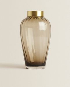 Florero de vidrio transparente de diseño de lujo de alta venta para deshierbe casero Florero de decoración para sala de estar - Product Image 3