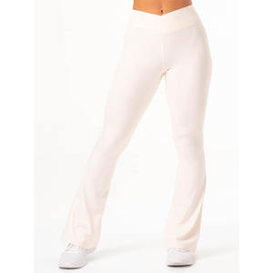 Respirant personnalisé os NKD croix taille évasée Leggings haut croix sur ceinture nouveau vêtements actifs mode Gym Leggings pour les femmes - Product Image 1