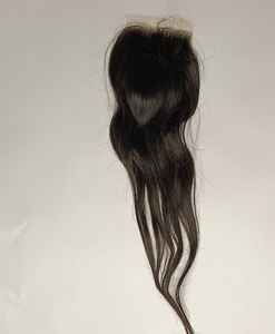 Extension de cheveux indiens cheveux humains naturels 4x4 dentelle fermeture vague pouce perruque de cheveux humains fermeture - Product Image 2