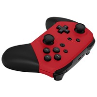 EXtremeRate Passion, placa frontal roja y placa trasera, carcasa de repuesto DIY para Nintendo Switch Pro Controller
