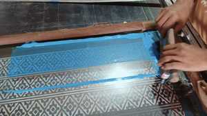 Organic 100% Jute Fabric Shopping Tote Eco-Friendly Recycled Beach Bag Beautiful Lace Design for Women Handmade Jute Fabric - Product Image 4