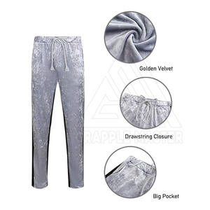 Chándal de terciopelo transpirable de alta calidad para hombre para uso en exteriores de invierno Servicio OEM personalizable Opciones de talla grande MOQ bajo - Product Image 5