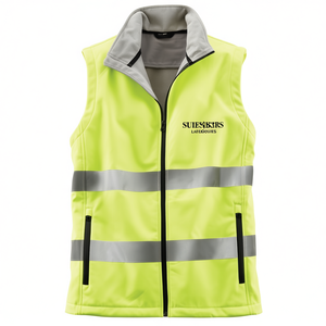 Chaleco de Alta Visibilidad Terrax Workwear EN 20471 Clase 1, Color Amarillo, Talla L, para Seguridad y Supervivencia - Product Image 2