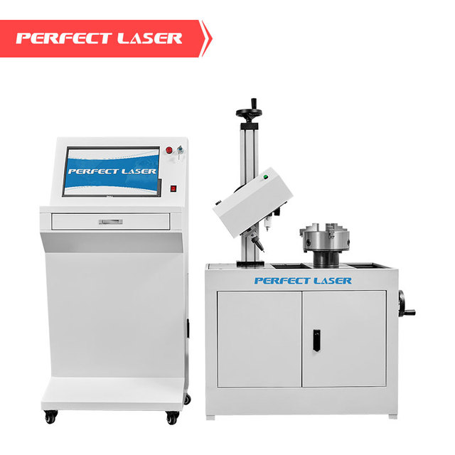 Automatic Rotary Pneumatic Marking Machine for Cylindrical Metal Parts CNC Flange Edge Dot Peen Engraving Machine 360 Degree