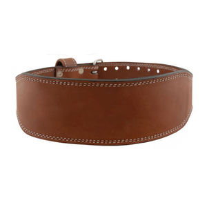 Ceintures en cuir d'haltérophilie d'haltérophilie de haute qualité Protection écologique respirant marron réglable soutien de la taille 3 ans - Product Image 5