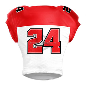 Nouveaux maillots de football américain SMITHY SPORTS fabriqués sur mesure en usine, en maille, imprimés par transfert thermique, 100 % polyester extensible - Product Image 2
