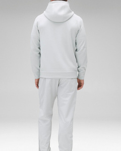 Sweat à capuche zippé de poids moyen en coton et polyester pour hommes, vêtements de sport élégants et fiables, sweat à capuche respirant - Product Image 2