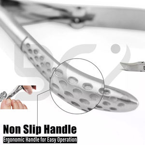 Kit de podologie professionnel en acier inoxydable durable, 3 pièces : coupe-ongles pour ongles incarnés, pince à ongles, rehausseur d'ongles, lime à ongles - Product Image 4