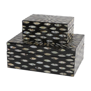 Venta al por mayor de alta calidad de nácar caja de madera caja decorativa conjunto de caja de regalo hecha a mano en Vietnam - Product Image 1
