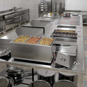 สามส่วน 6 ควอร์ต เครื่องอุ่นอาหารแบบตั้งโต๊ะไฟฟ้า สแตนเลสสีเงิน รุ่น CFW-3 สูง 9.6 นิ้ว กว้าง 13.4 นิ้ว - Product Image 4