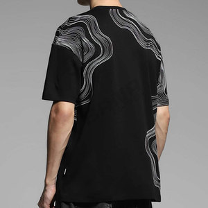 T Shirt Chemises personnalisées de haute qualité pour hommes T-shirt surdimensionné en coton vierge lourd pour hommes - Product Image 5