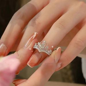 Bague en or blanc 14 carats 18 carats avec diamant, design personnalisé, bague en argent sterling 925, mariage original avec diamant pour femmes, bague en diamant CVD - Product Image 4