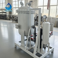 Unité de flottation cyclonique CFU haute efficacité pour le traitement des eaux usées industrielles, séparateur huile-eau, installation de déshydratation SS, pompe PLC