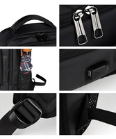 OEM/ODM Vietnam Produsen Ransel Laptop Bepergian Ransel dengan Port Pengisian USB untuk Sekolah Wanita Pria