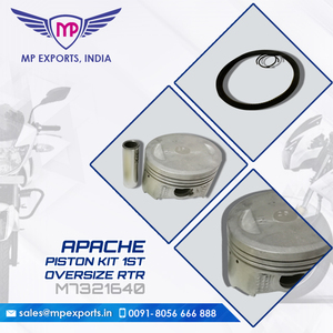 Calidad genuina PISTON KIT 1ST OVERSIZE RTR para TVS Apache 2W repuestos disponibles para la venta al mejor precio a Líbano - Product Image 3