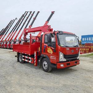 סינוטרוק הואו 4x2 משאית רכוב מנוף מותאם אישית 5 טון משאית טלסקופית בום למכירה - Product Image 2